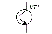 Обозначение транзистора КТ817Г на схемах